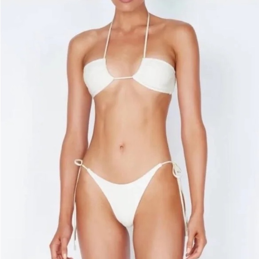 Triangl Swimwear Cream Bikini